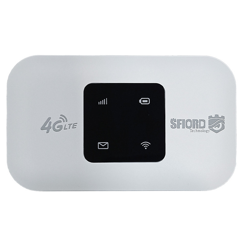 مودم جیبی 4G LTE اسفیورد مدل M720 با باتری 3000 میلی‌آمپر ساعت، پشتیبانی از 4.5G، اتصال همزمان تا 10 کاربر، سرعت دانلود 150 مگابیت بر ثانیه، وای‌فای 802.11b/g/n و قابلیت اتصال USB