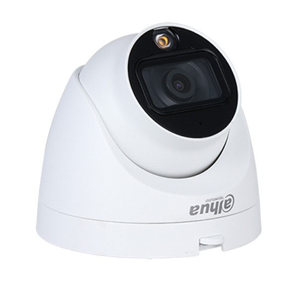 دوربین مداربسته دام آنالوگ داهوا مدل DH-HAC-HDW1209TLQP-A-LED با رزولوشن 2 مگاپیکسل، لنز ثابت 2.8 میلیمتر، دید در شب رنگی با فناوری Warm Light تا 30 متر و بدنه فلزی ضدآب IP67