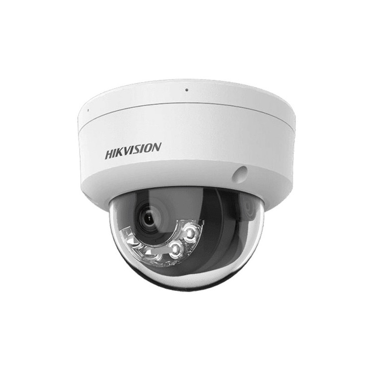 دوربین مداربسته بولت تحت شبکه هایک ویژن مدل DS-2CD1143G2-LIU با حسگر CMOS، کیفیت 4 مگاپیکسل، لنز 2.8 میلیمتری، زاویه دید 106 درجه، قابلیت POE، دید در شب تا 30 متر، ضبط صدا و فناوریهای BLC، WDR و DNR