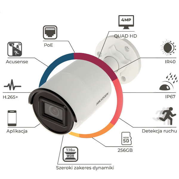 دوربین مداربسته تحت شبکه هایک ویژن مدل DS-2CD2046G2-I