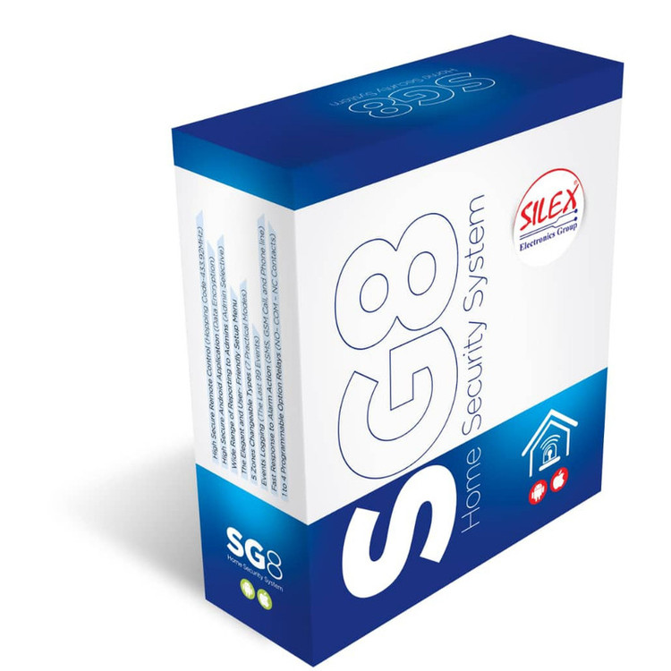 دزدگیر اماکن سایلکس مدل سیمکارتی SG8 - 805 Q