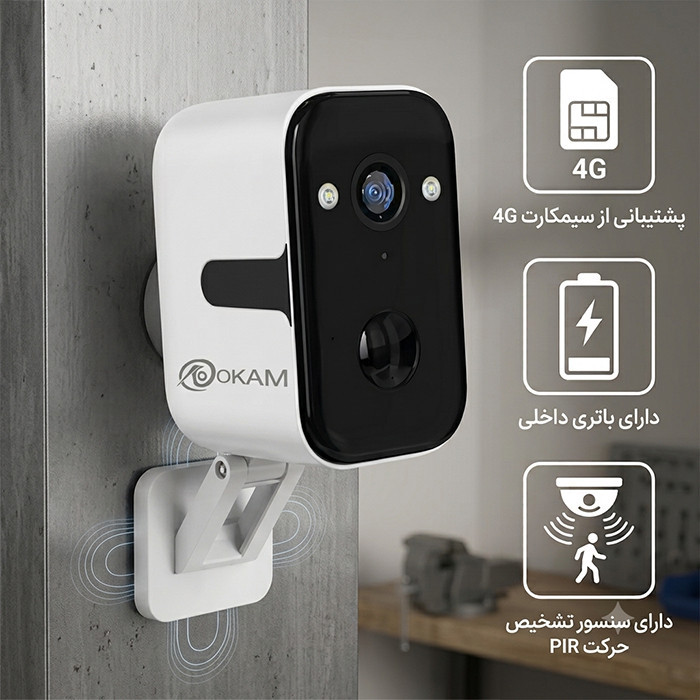 دوربین مداربسته تحت شبکه اوکم مدل T6