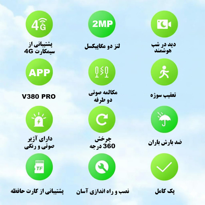 دوربین مداربسته تحت شبکه مدل VCS87H-G